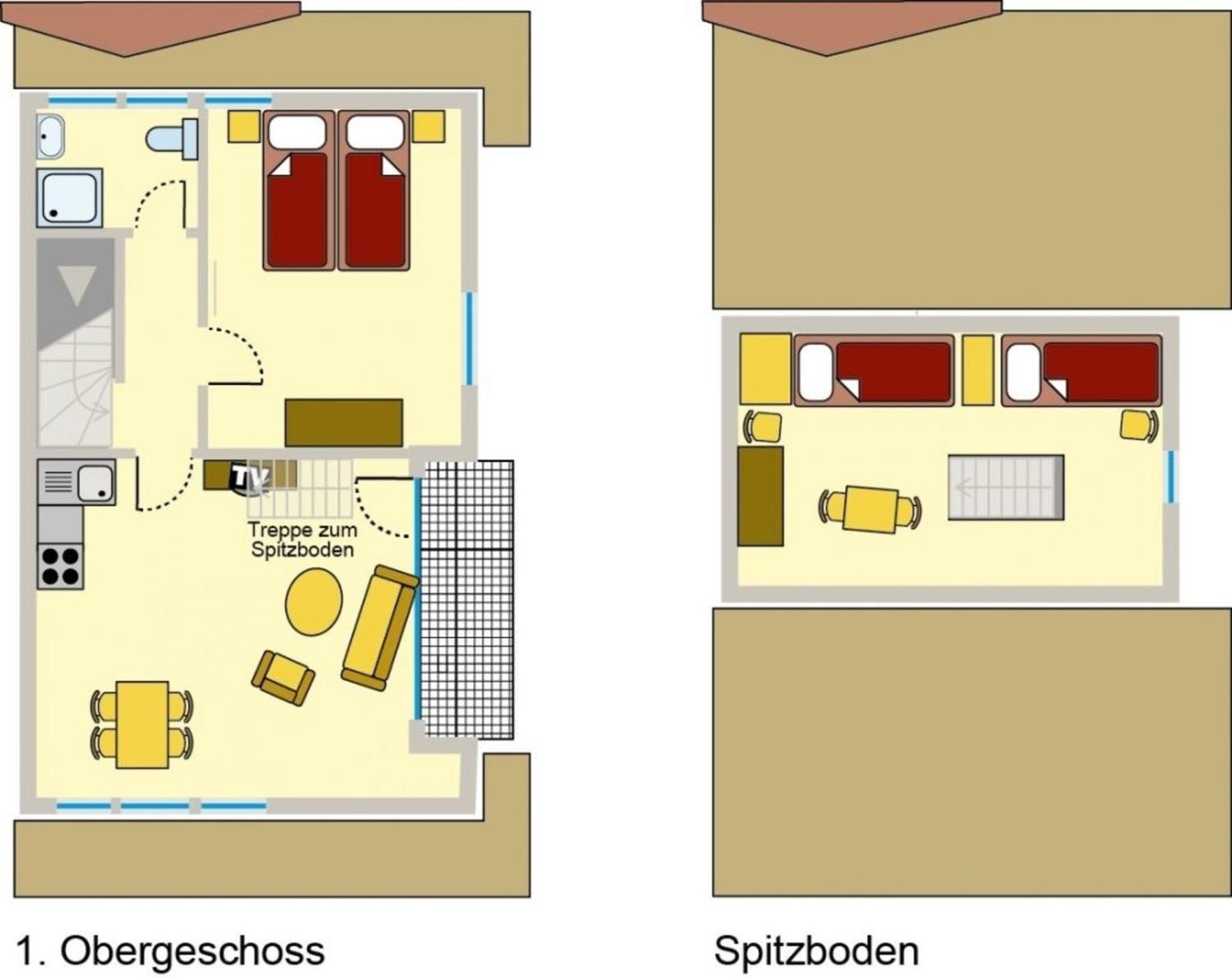 Ferienwohnung Nr 07 Og Spitzboden Born Zewnętrze zdjęcie